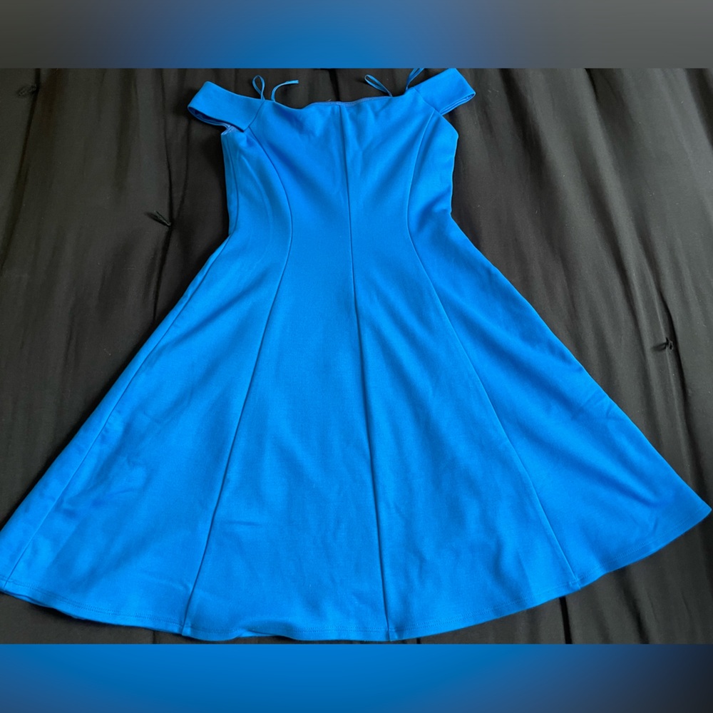 Anthropologie--Bailey44 S Blue Dress